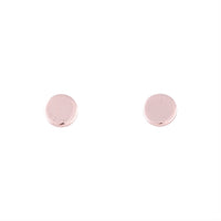 Rose Gold Disc Stud - link has visual effect only