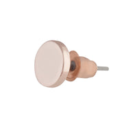 Rose Gold Disc Stud - link has visual effect only