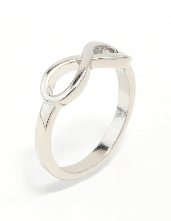 Silver Infinity Classic Ring