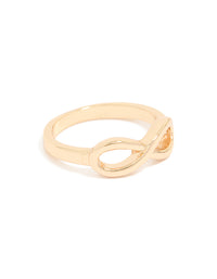 Gold Infinity Ring - link has visual effect only