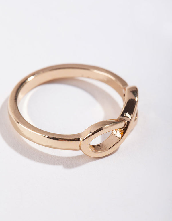 Gold Infinity Ring
