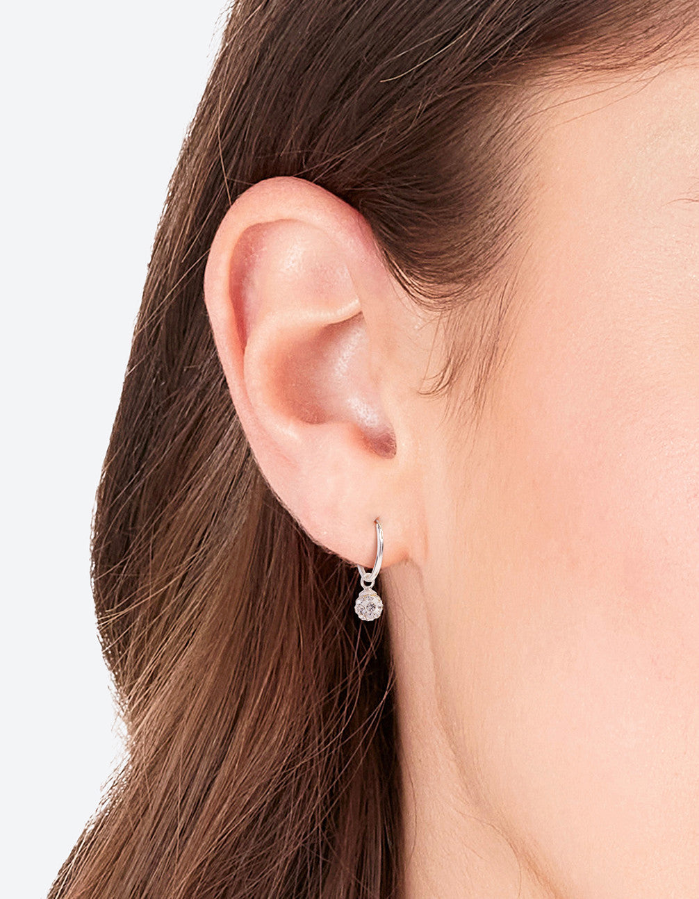 Sterling Silver Fireball Sleeper Earrings