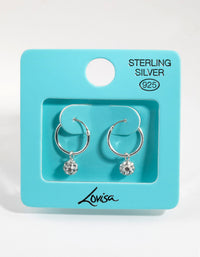 Sterling Silver Fireball Sleeper Earrings - link has visual effect only