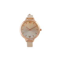 Rose Gold Ombre Thin Strap Watch - link has visual effect only