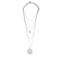 Multi Row Delicate Silver Filigree Choker - link has visual effect only
