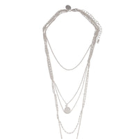 Multi Row Delicate Silver Filigree Choker - link has visual effect only