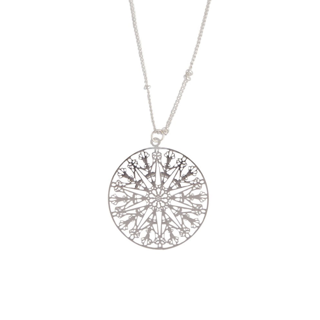 Multi Row Delicate Silver Filigree Choker