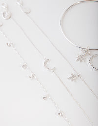 Silver Celestial Bracelet 4-Pack - link has visual effect only