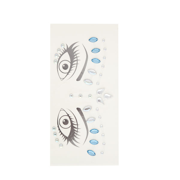 Sapphire Blue Face Jewels