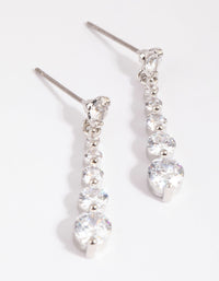 Small Graduated Crystal Drop Earrings - link has visual effect only