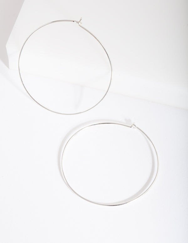 Sterling Silver 45Mm Hoop