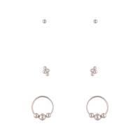 Sterling Silver Ball Cluster Earring Pack - link has visual effect only