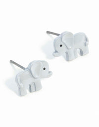 Mini Elephant Stud Earrings - link has visual effect only