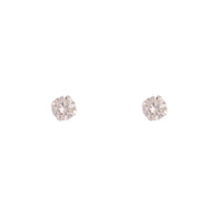 Sterling Silver Baby Carat Stud 2mm Earrings - link has visual effect only