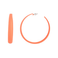 Neon Yellow 3/4 Hoop Earrings - link has visual effect only