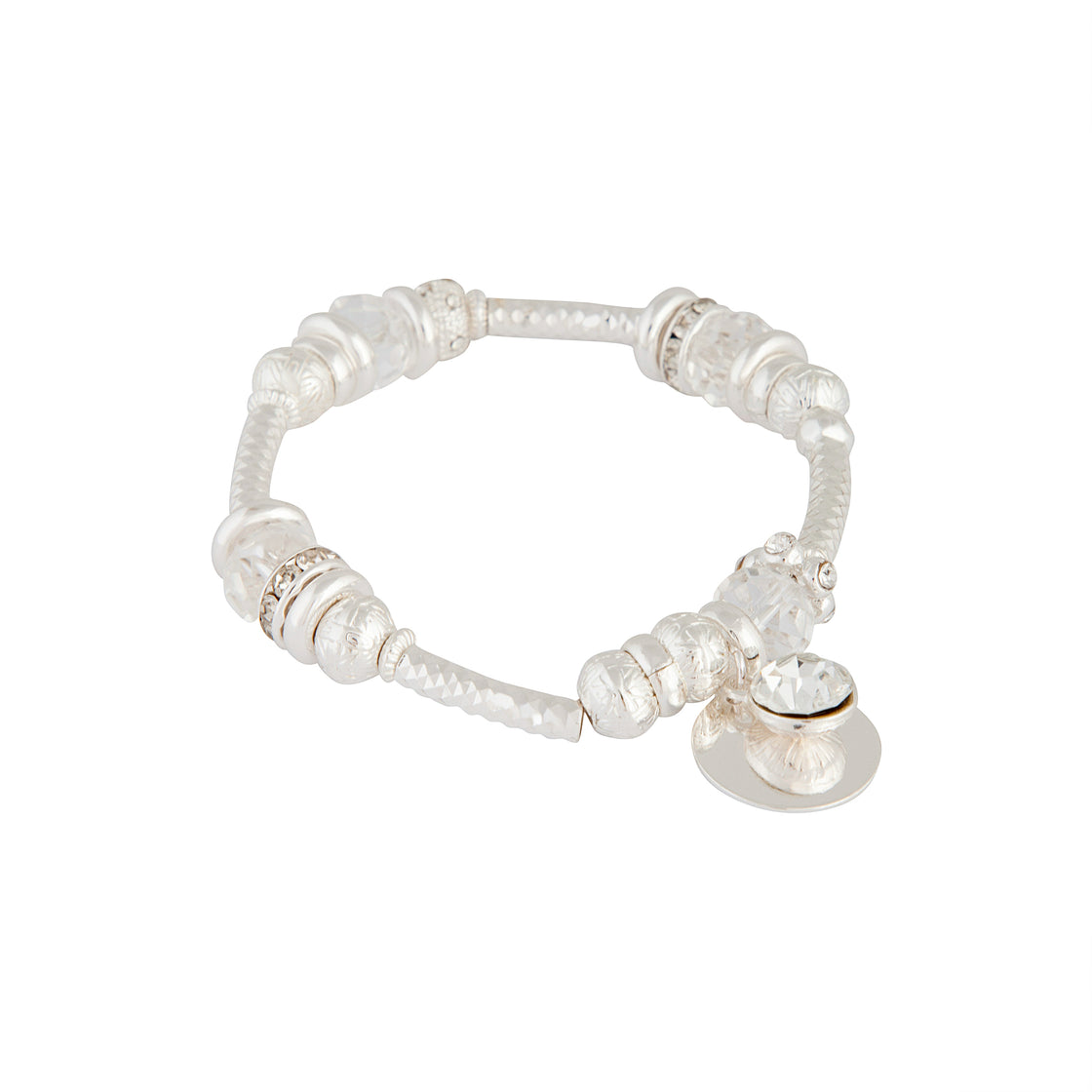 Silver Multi Charm Bracelet