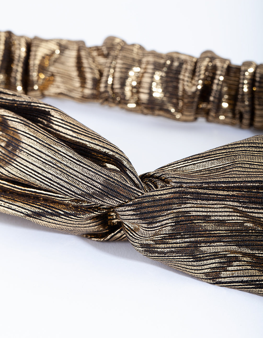 Metallic Stretch Turban Headband