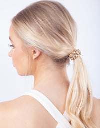 Gold Disco Ball Hair Tie - link has visual effect only