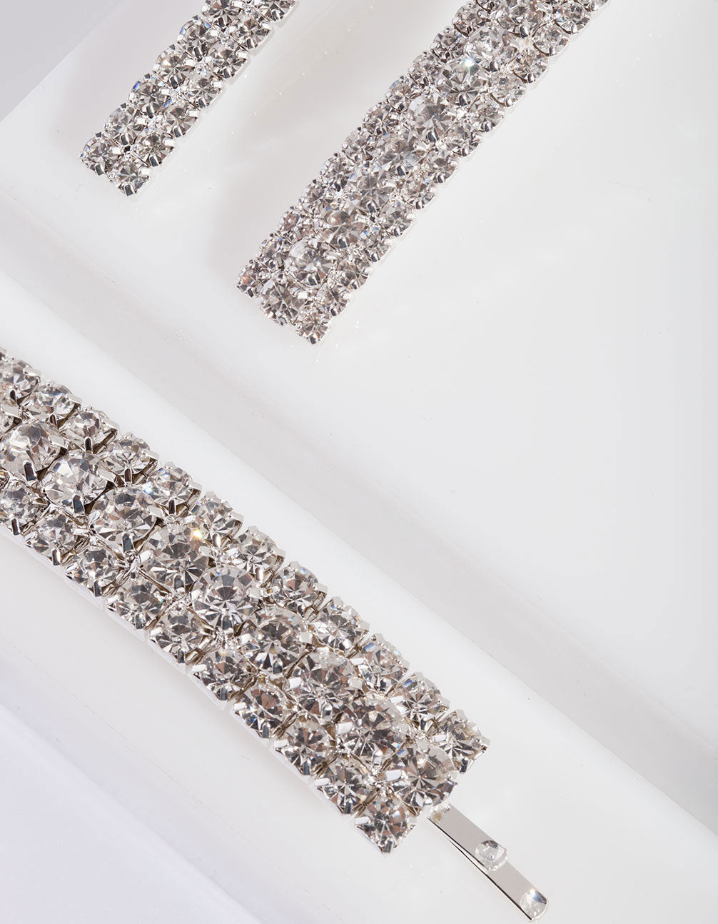 Diamante Mix Hair Clip Pack