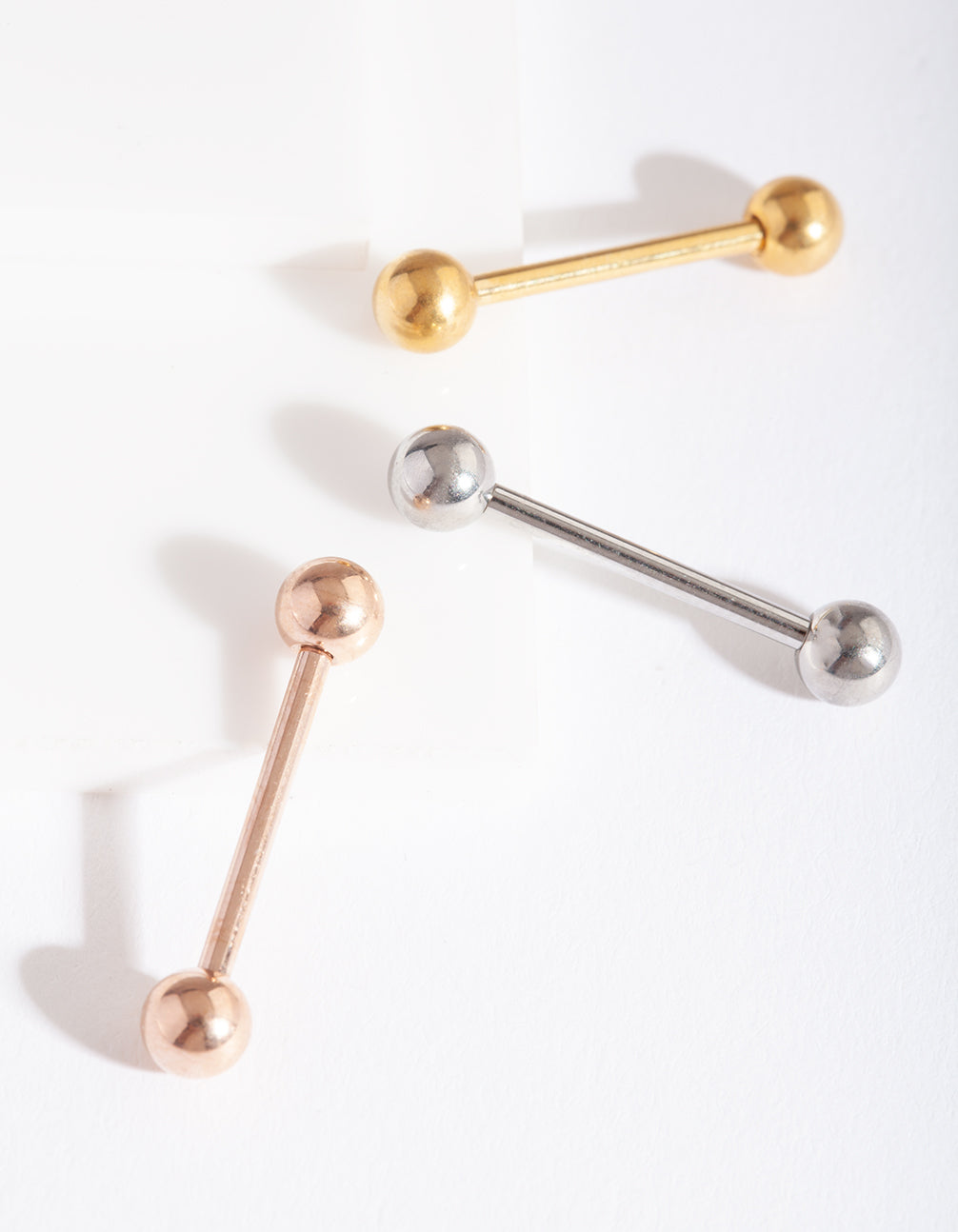 Mixed Metal Tongue Bar Pack