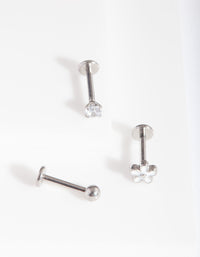 Surgical Steel Daisy Flat Back Pack - link has visual effect only