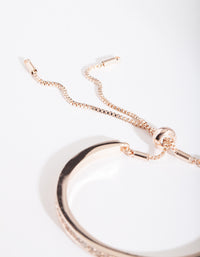 Rose Gold Diamante Bangle Gift Box - link has visual effect only