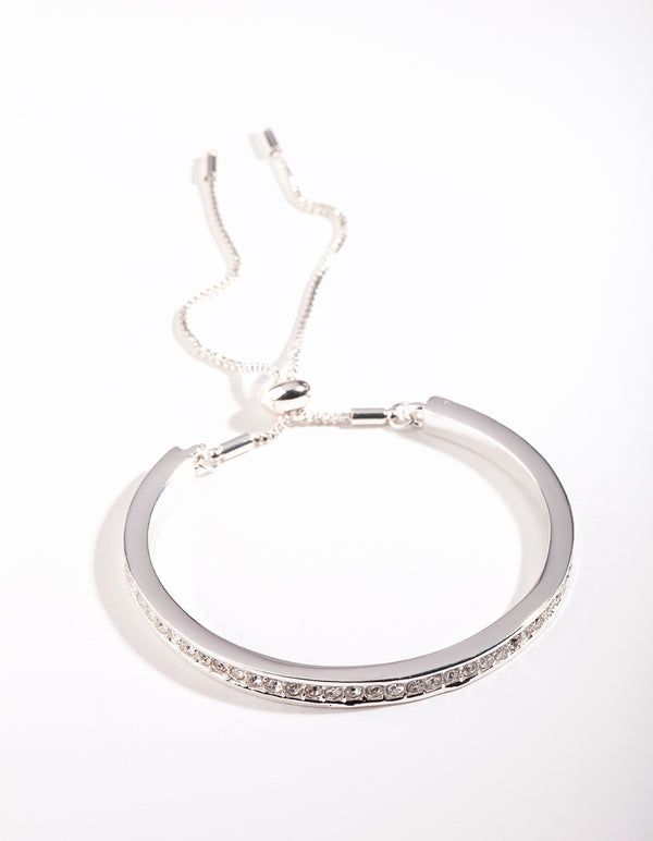 Silver Diamante Sparkle Gift Box