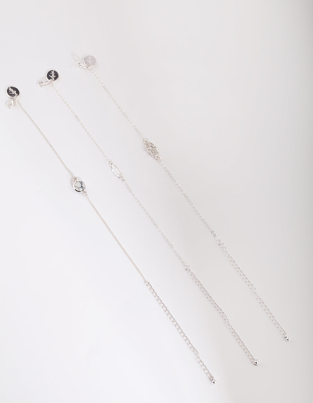 Sterling Silver Semi Precious Pack Bracelet