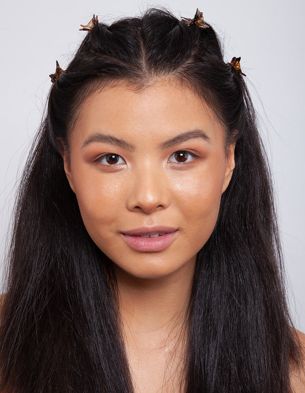 Tortoiseshell Butterfly Mini Clip 6-Pack