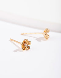 Gold Plated Sterling Silver Daisy Stud Earrings - link has visual effect only