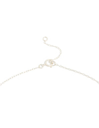 Sterling Silver Crescent Moon Necklace - link has visual effect only