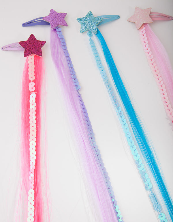 Kids Star Hair Clip 4-Pack