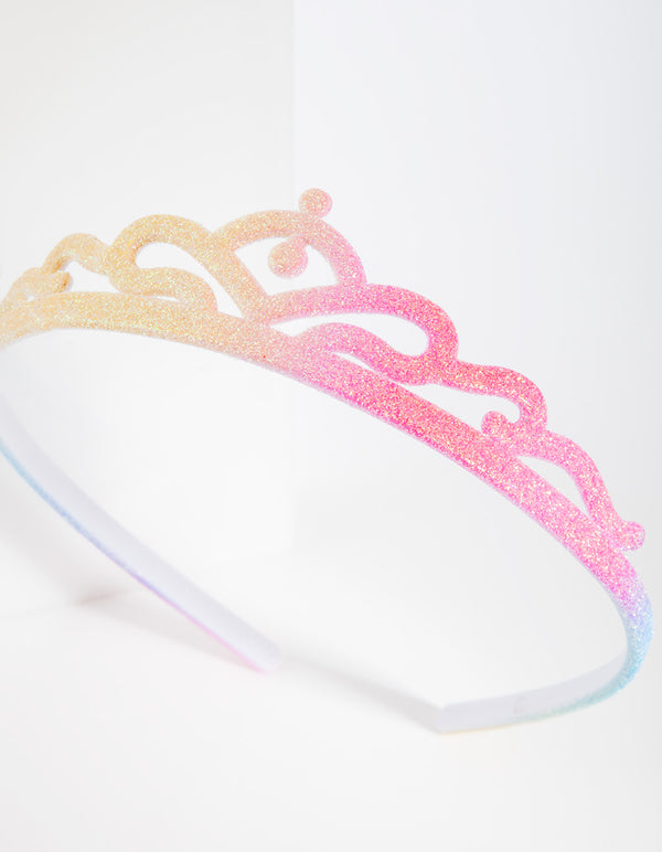 Kids Rainbow Mini Tiara Headband
