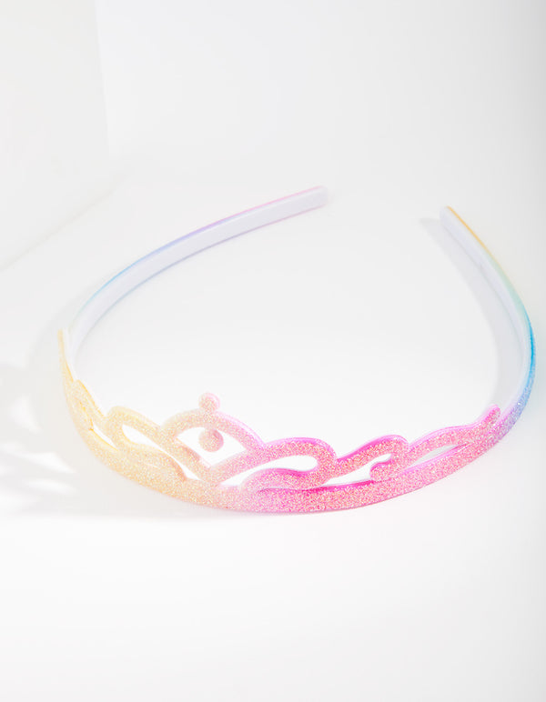 Kids Rainbow Mini Tiara Headband