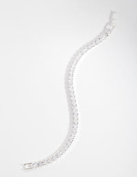 Cubic Zirconia Baguette Tennis Bracelet - link has visual effect only