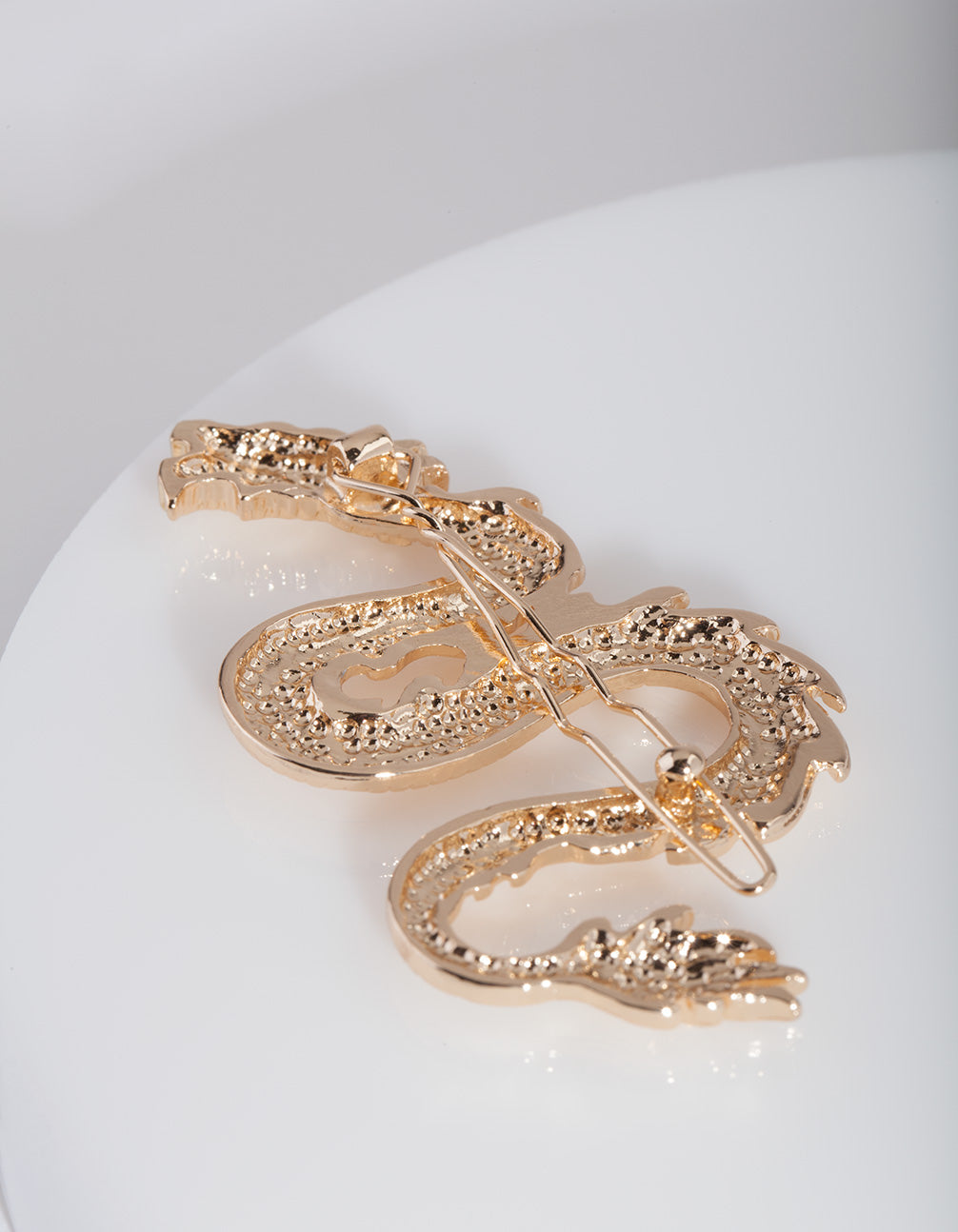Gold Dragon Hair Clip