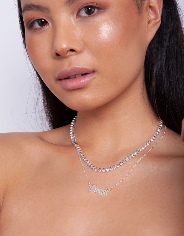 Silver Angel Necklace