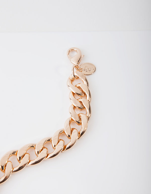 Gold Chunky Chain Bracelet