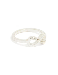 Silver Diamante Infinity Ring - link has visual effect only
