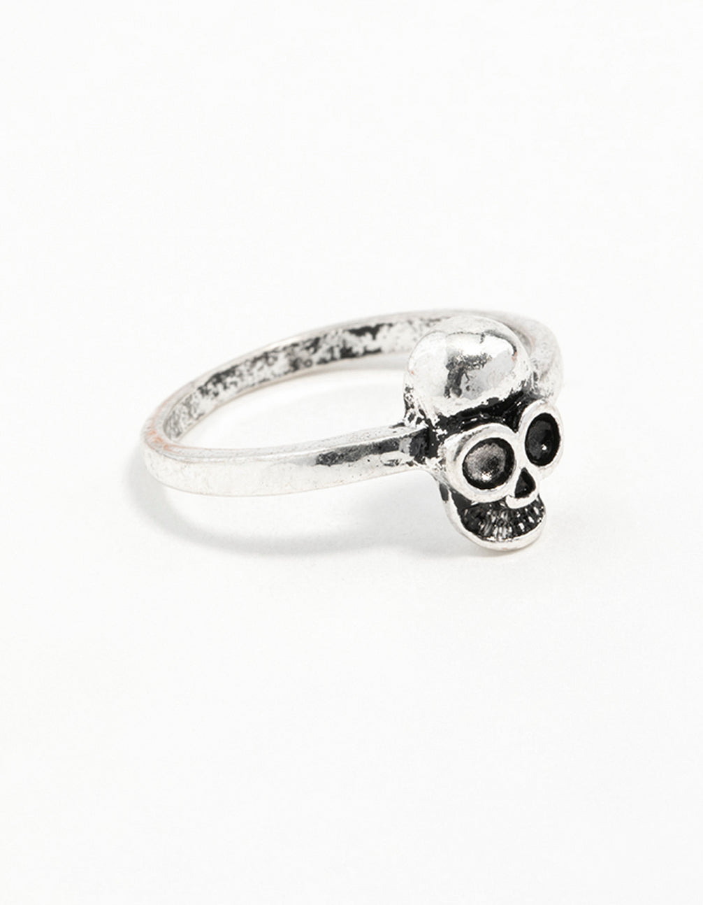 Silver Mini Skull Ring