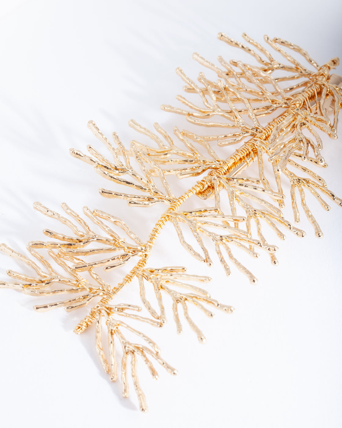 Gold Twig Hair Clip