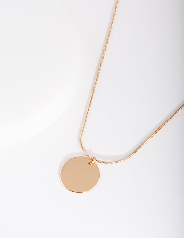 Gold Circle Bar Choker Pack