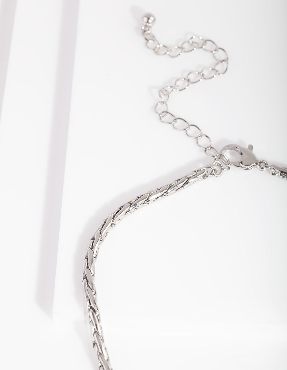 Silver 3mm Foxtail Chain Anklet