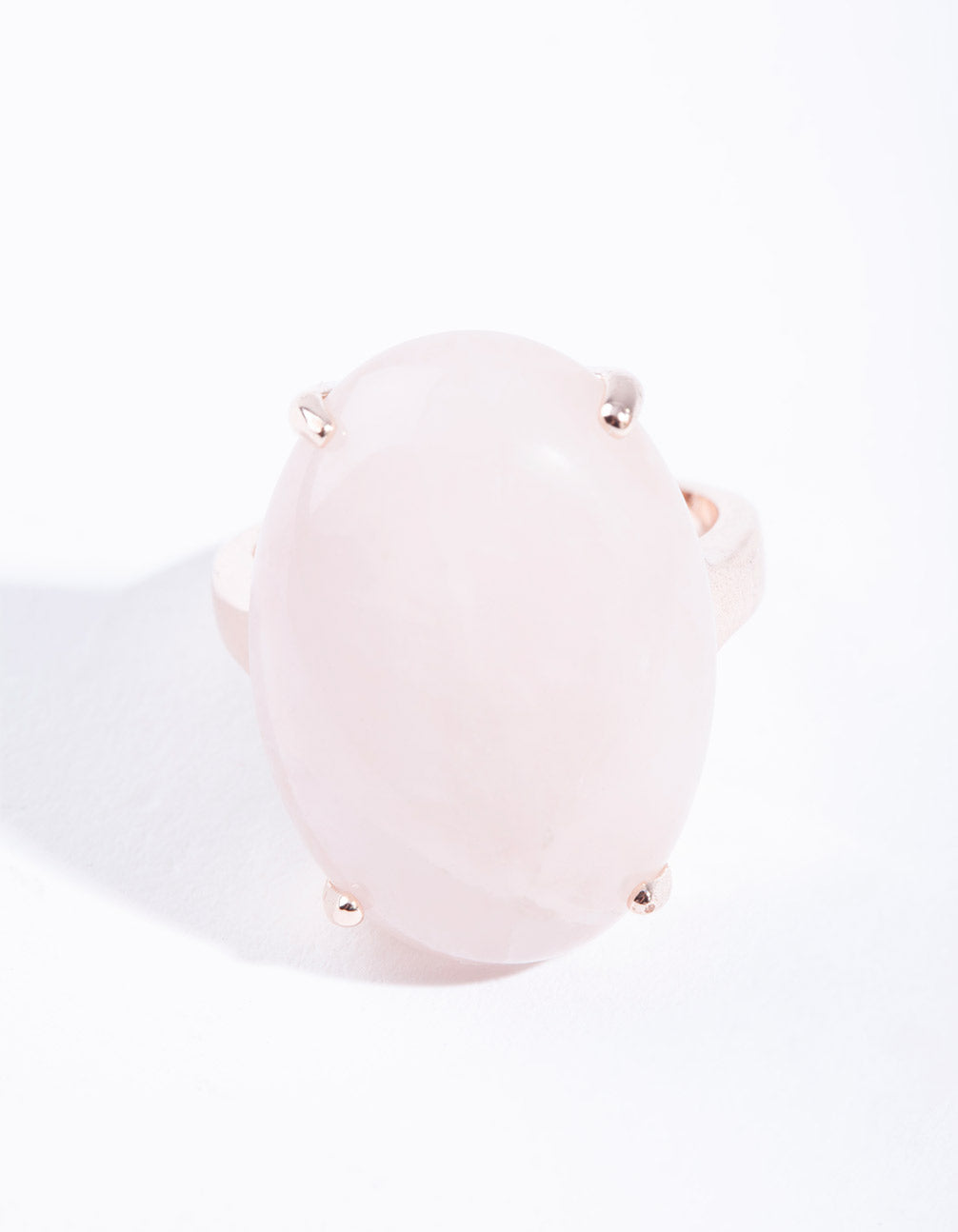Rose Gold Semi Precious Oval Ring