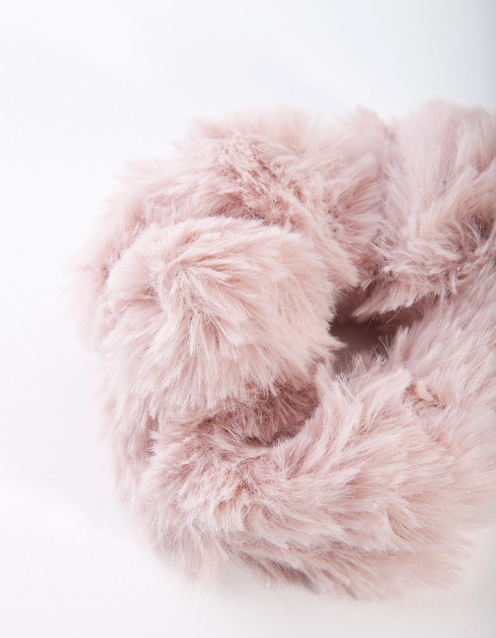 Pink Fluffy Scrunchie
