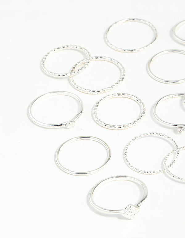 Silver Diacut Ring 26-Pack
