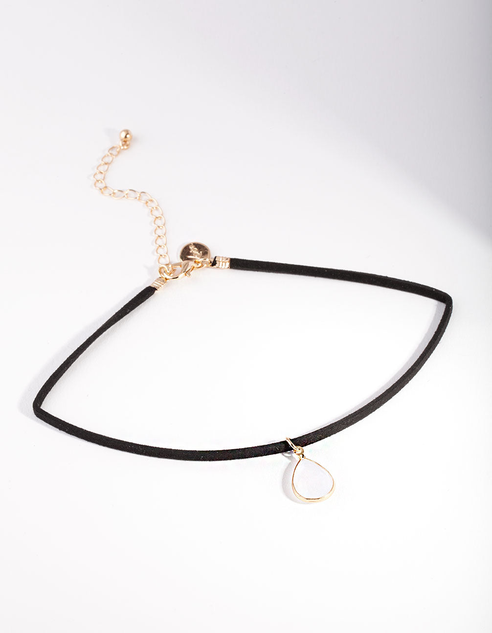 Black Simple Stone Choker