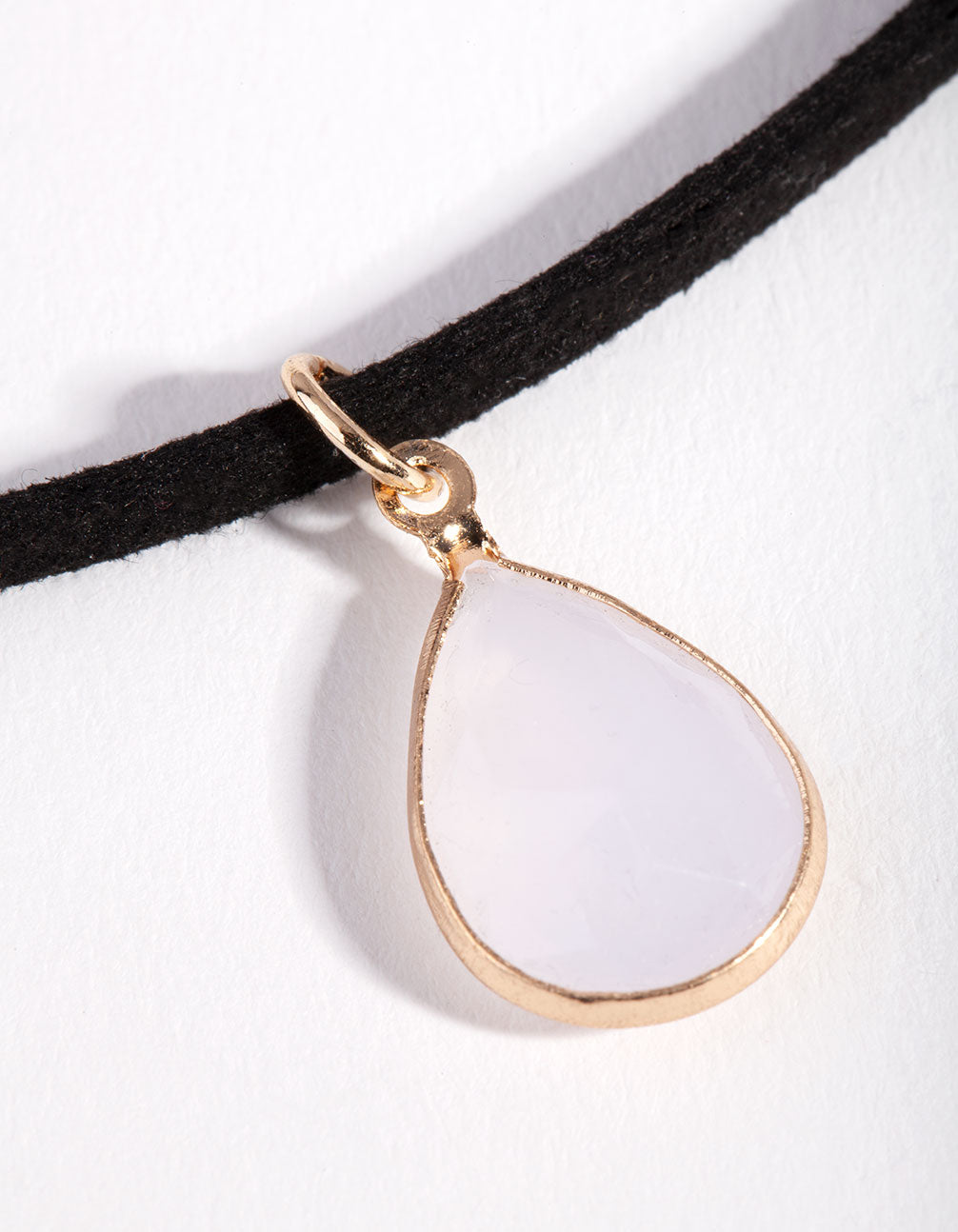 Black Simple Stone Choker