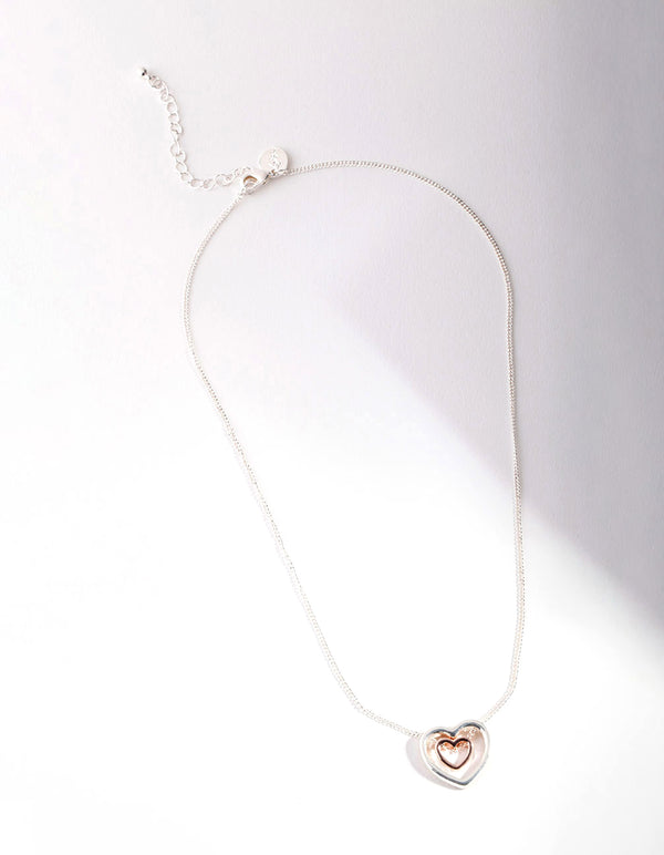 Rose Gold Heart Necklace