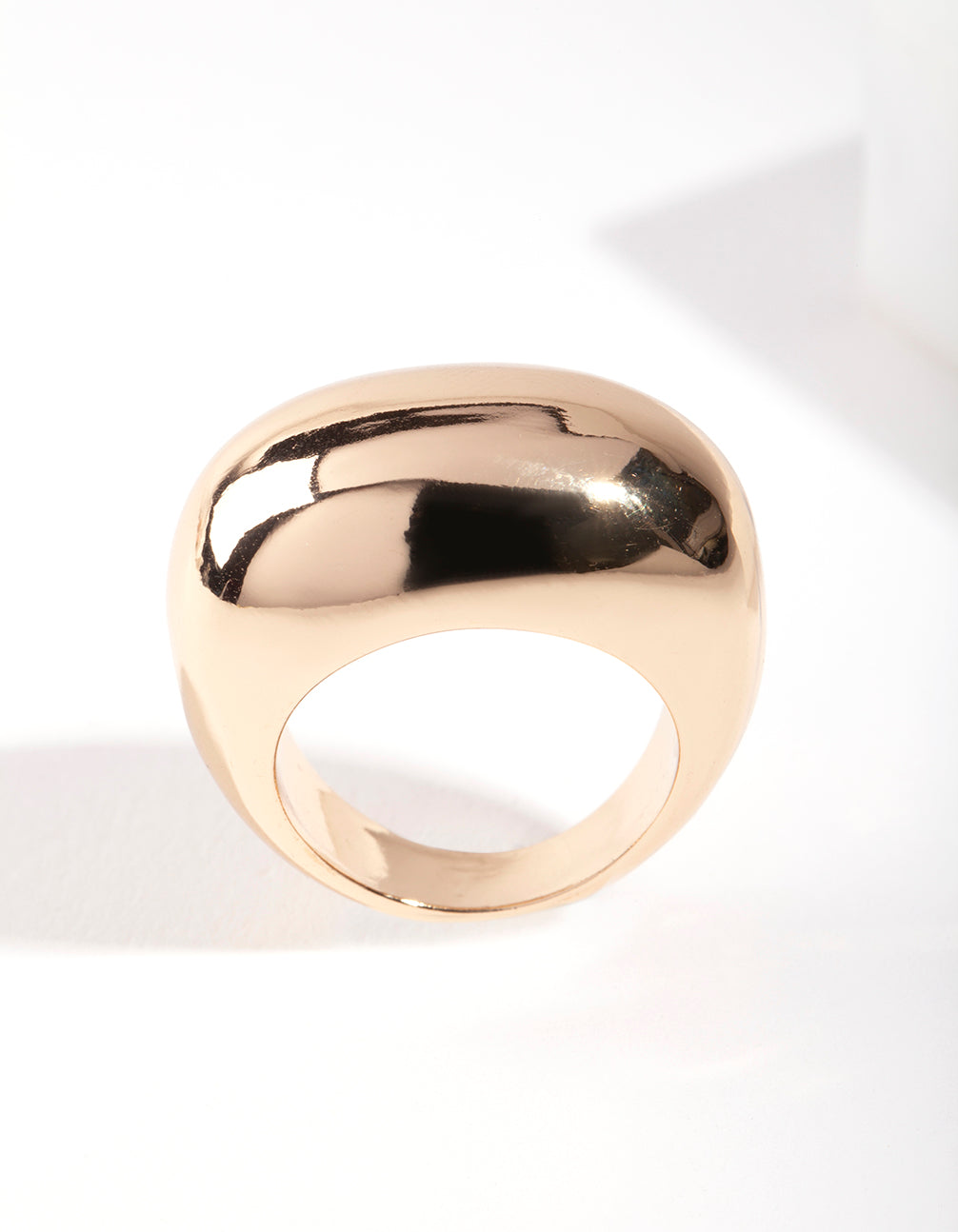 Gold Metal Orb Ring